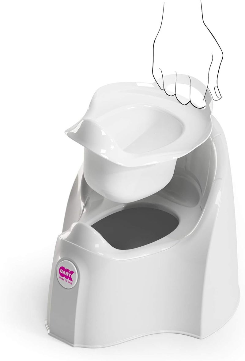 OKBaby Pasha Potty Chair, White - Image 3